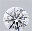Lab Grown Diamond 3.37 Carats, Round with Ideal Cut, F Color, VS1 Clarity and Certified by IGI