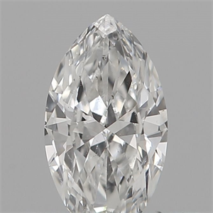 Picture of Natural Diamond 0.19 Carats, Marquise with  Cut, F Color, SI1 Clarity and Certified by IGI