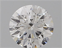 Diamante Natural 0.41 quilates, Redondo , Color D, claridad IF y certificado GIA