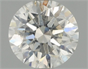 Natural Diamond 1.02 Carats, Round with Very Good Cut, J Color, SI2 Clarity and Certified by GIA