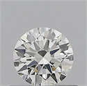 Diamante Natural 0.50 quilates, Redondo , Color J, claridad IF y certificado GIA
