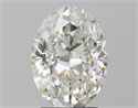 Natural Diamond 2.51 Carats, Oval with  Cut, I Color, SI2 Clarity and Certified by GIA