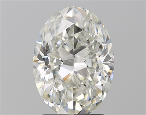 Picture of Natural Diamond 2.51 Carats, Oval with  Cut, I Color, SI2 Clarity and Certified by GIA