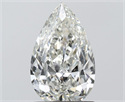 Diamante Natural 0.96 quilates, De pera , Color H, claridad SI1 y certificado IGI