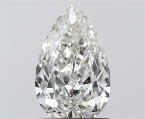 Foto Diamante Natural 0.96 quilates, De pera , Color H, claridad SI1 y certificado IGI de