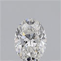 Natural Diamond 0.50 Carats, Oval with  Cut, F Color, VS2 Clarity and Certified by GIA