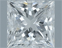 Natural Diamond 0.70 Carats, Princess with  Cut, G Color, SI1 Clarity and Certified by GIA
