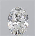 Natural Diamond 1.22 Carats, Oval with  Cut, G Color, VS2 Clarity and Certified by GIA