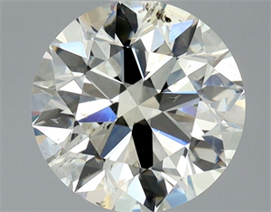 Picture of Natural Diamond 1.34 Carats, Round with Excellent Cut, L Color, SI2 Clarity and Certified by GIA
