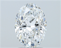 Natural Diamond 2.01 Carats, Oval with  Cut, D Color, VS2 Clarity and Certified by GIA