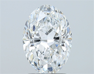 Picture of Natural Diamond 2.01 Carats, Oval with  Cut, D Color, VS2 Clarity and Certified by GIA