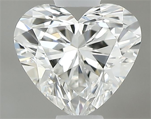 Picture of Natural Diamond 0.42 Carats, Heart with  Cut, H Color, VS1 Clarity and Certified by GIA
