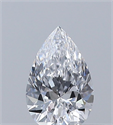 Natural Diamond 0.30 Carats, Pear with  Cut, D Color, VVS1 Clarity and Certified by GIA