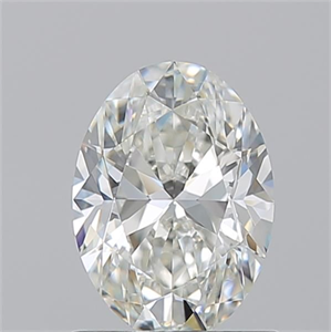 Picture of Natural Diamond 1.01 Carats, Oval with  Cut, H Color, VS2 Clarity and Certified by GIA
