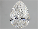 Diamante Natural 1.00 quilates, De pera , Color D, claridad SI2 y certificado GIA