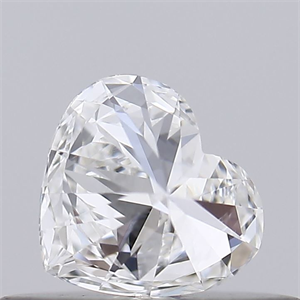 Picture of Natural Diamond 0.26 Carats, Heart with  Cut, F Color, VS2 Clarity and Certified by GIA