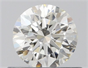 Diamante Natural 0.50 quilates, Redondo , Color I, claridad VVS2 y certificado GIA