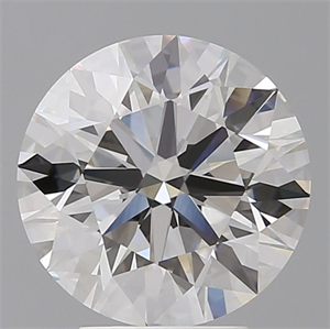 Picture of Lab Grown Diamond 4.05 Carats, Round with Ideal Cut, E Color, VVS2 Clarity and Certified by IGI