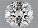 Natural Diamond 0.90 Carats, Round with Excellent Cut, H Color, SI2 Clarity and Certified by GIA