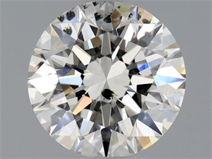 Picture of Natural Diamond 0.90 Carats, Round with Excellent Cut, H Color, SI2 Clarity and Certified by GIA