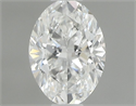 Natural Diamond 0.41 Carats, Oval with  Cut, F Color, IF Clarity and Certified by GIA