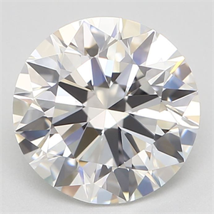 Picture of Natural Diamond 1.30 Carats, Round with Excellent Cut, F Color, VVS2 Clarity and Certified by GIA