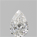 Natural Diamond 0.54 Carats, Pear with  Cut, G Color, VVS2 Clarity and Certified by GIA