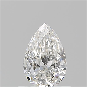 Picture of Natural Diamond 0.54 Carats, Pear with  Cut, G Color, VVS2 Clarity and Certified by GIA
