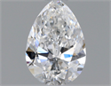 Natural Diamond 0.42 Carats, Pear with  Cut, D Color, VVS1 Clarity and Certified by GIA