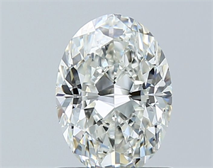 Picture of Natural Diamond 1.00 Carats, Oval with  Cut, H Color, IF Clarity and Certified by GIA