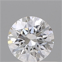 Natural Diamond 0.43 Carats, Round with Excellent Cut, D Color, SI2 Clarity and Certified by GIA