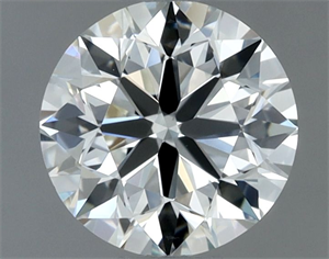Picture of Natural Diamond 1.00 Carats, Round with Excellent Cut, I Color, VVS1 Clarity and Certified by IGI