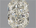 Natural Diamond 0.50 Carats, Radiant with  Cut, K Color, SI1 Clarity and Certified by GIA