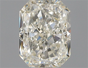 Picture of Natural Diamond 0.50 Carats, Radiant with  Cut, K Color, SI1 Clarity and Certified by GIA