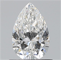 Diamante Natural 0.71 quilates, De pera , Color E, claridad VVS1 y certificado GIA