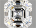 Natural Diamond 1.60 Carats, Asscher with  Cut, F Color, IF Clarity and Certified by GIA