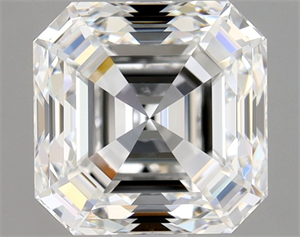 Picture of Natural Diamond 1.60 Carats, Asscher with  Cut, F Color, IF Clarity and Certified by GIA
