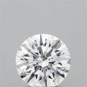 Picture of Lab Grown Diamond 1.51 Carats, Round with Ideal Cut, D Color, VVS2 Clarity and Certified by IGI