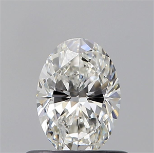 Picture of Natural Diamond 0.53 Carats, Oval with  Cut, G Color, VVS2 Clarity and Certified by GIA