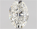 Natural Diamond 0.71 Carats, Oval with  Cut, G Color, IF Clarity and Certified by GIA