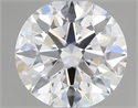 Lab Grown Diamond 1.05 Carats, Round with Ideal Cut, D Color, VVS2 Clarity and Certified by IGI