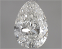 Natural Diamond 0.40 Carats, Pear with  Cut, H Color, SI1 Clarity and Certified by GIA