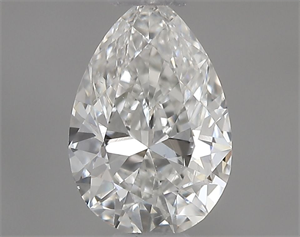 Picture of Natural Diamond 0.40 Carats, Pear with  Cut, H Color, SI1 Clarity and Certified by GIA