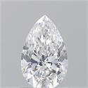 Natural Diamond 1.01 Carats, Pear with  Cut, D Color, SI1 Clarity and Certified by GIA