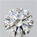 Natural Diamond 1.20 Carats, Round with Excellent Cut, H Color, SI2 Clarity and Certified by GIA