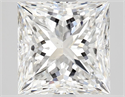 Natural Diamond 3.10 Carats, Princess with  Cut, E Color, SI1 Clarity and Certified by GIA