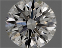 Natural Diamond 0.41 Carats, Round with Excellent Cut, H Color, VS2 Clarity and Certified by GIA