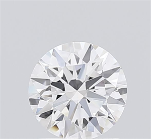 Picture of Lab Grown Diamond 1.02 Carats, Round with Ideal Cut, D Color, VVS2 Clarity and Certified by IGI