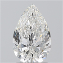 Natural Diamond 1.20 Carats, Pear with  Cut, G Color, SI2 Clarity and Certified by GIA