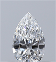 Diamante Natural 0.30 quilates, De pera , Color E, claridad VS1 y certificado GIA